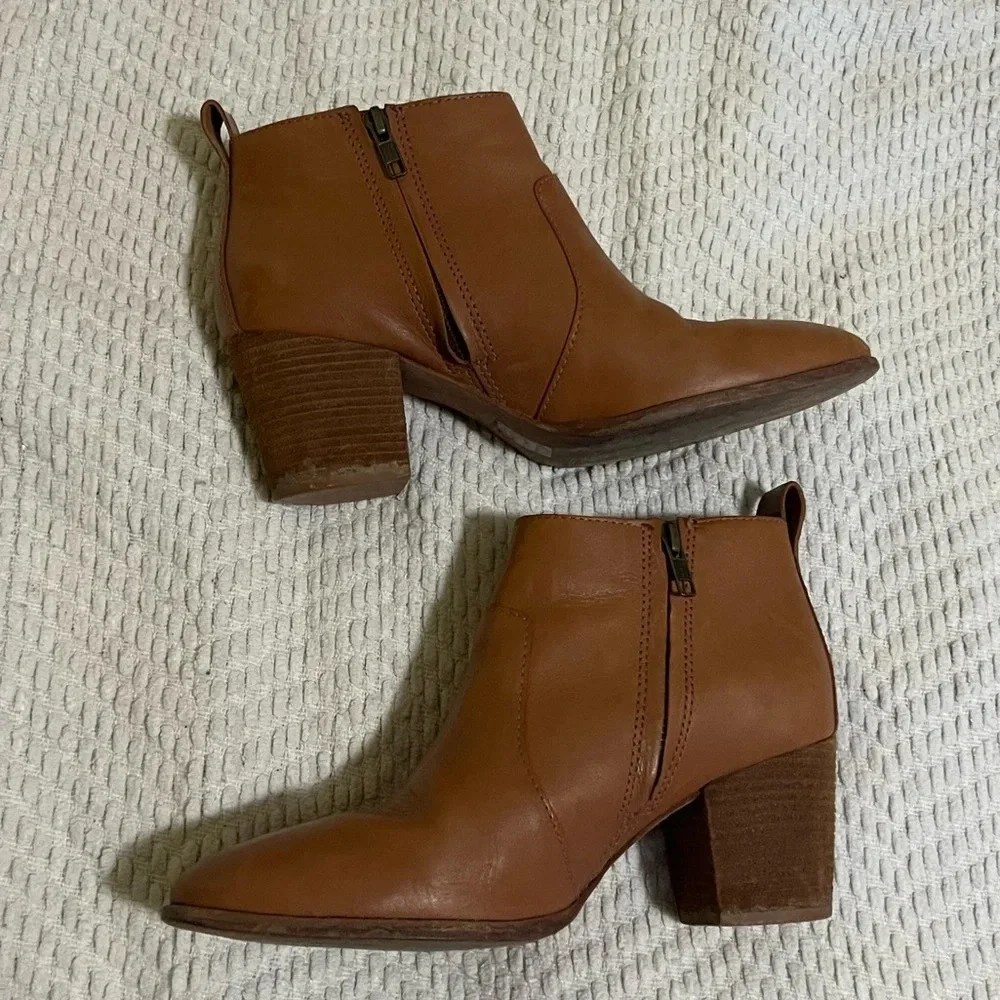 🖤Madewell Brenner Boot Leather Heeled Boots🖤 - Picture 3 of 11